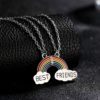 ROSS Heart Best friend Pendant Necklace