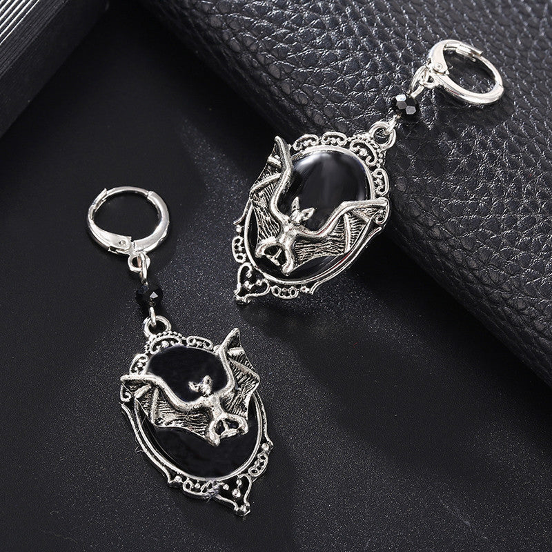 Halloween bat earrings