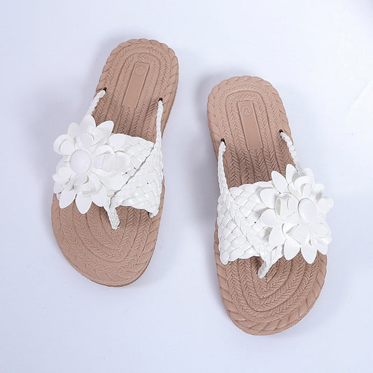 Flower Slippers Home Outdoor Sandals Beach Slippers