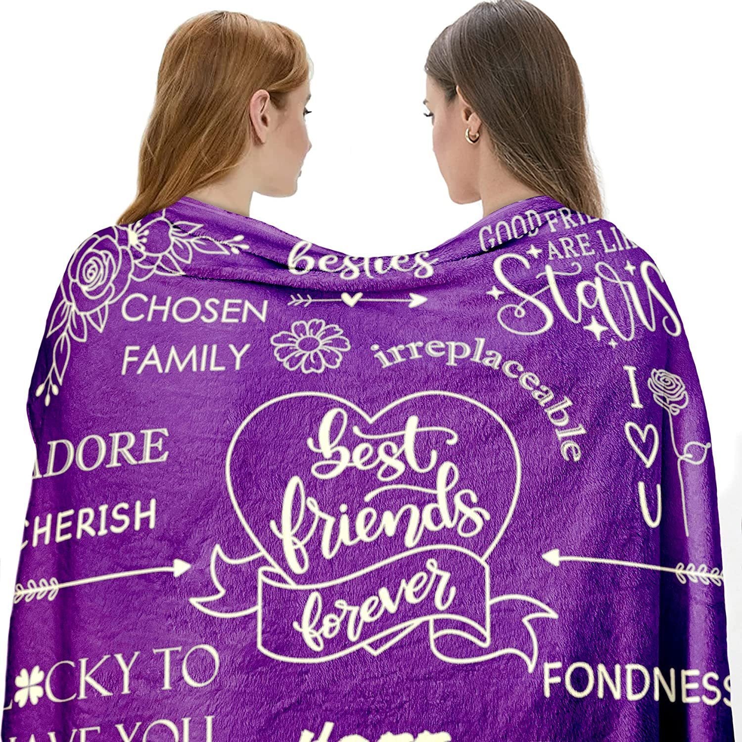 Best Friend Blanket Flannel Friendship Gift