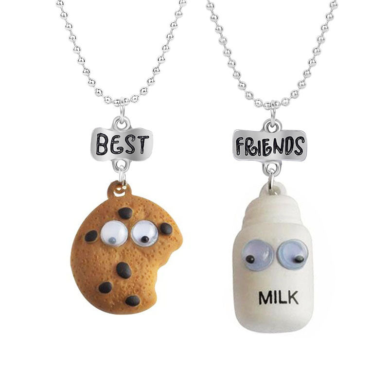 ROSS Heart Best friend Pendant Necklace