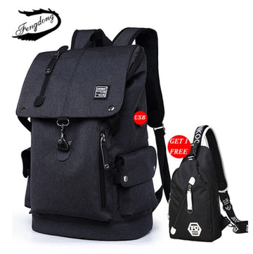 Black Backpack set