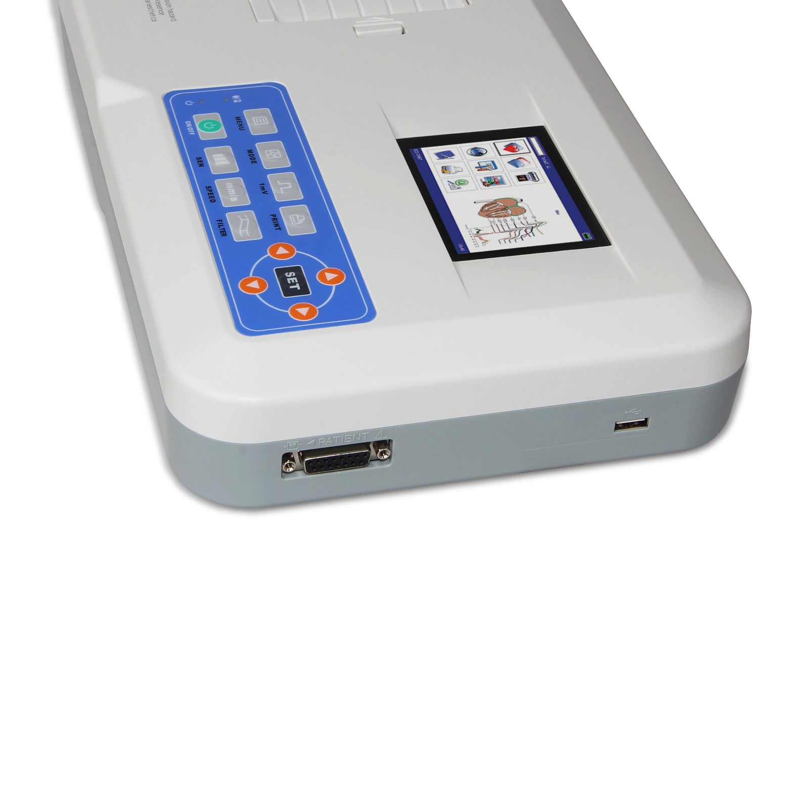 Electrocardiograph Digital 12 Leads 3 Channel ECG Machine With PC Analysis Software ECG300G