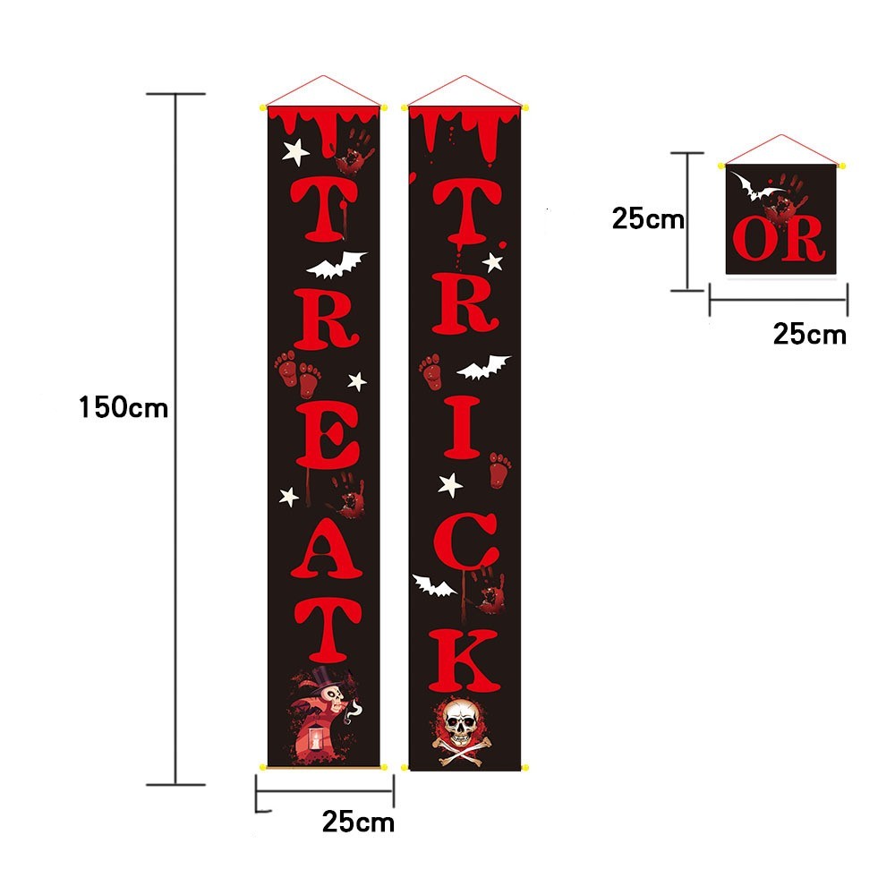 Halloween decoration outdoor banner halloween couplets