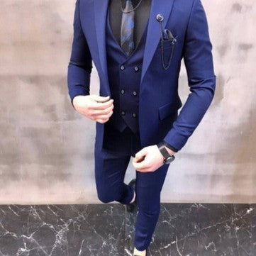 Men's Groom Best Man Suit Three Pieces