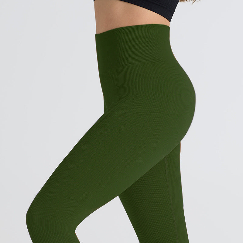 Plus Size Wear Seamless Thread Yoga Pants Female