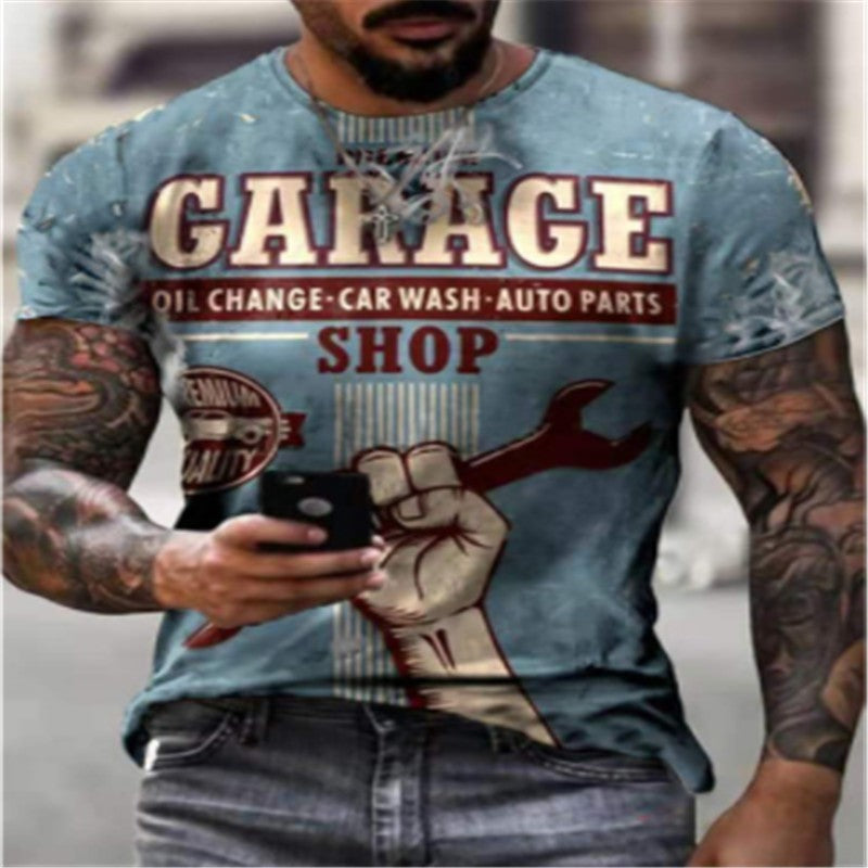 T Shirt For Men Clothes Summer Casual Short Sleeve Tshirt Best Seller