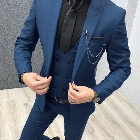 Men's Groom Best Man Suit Three Pieces