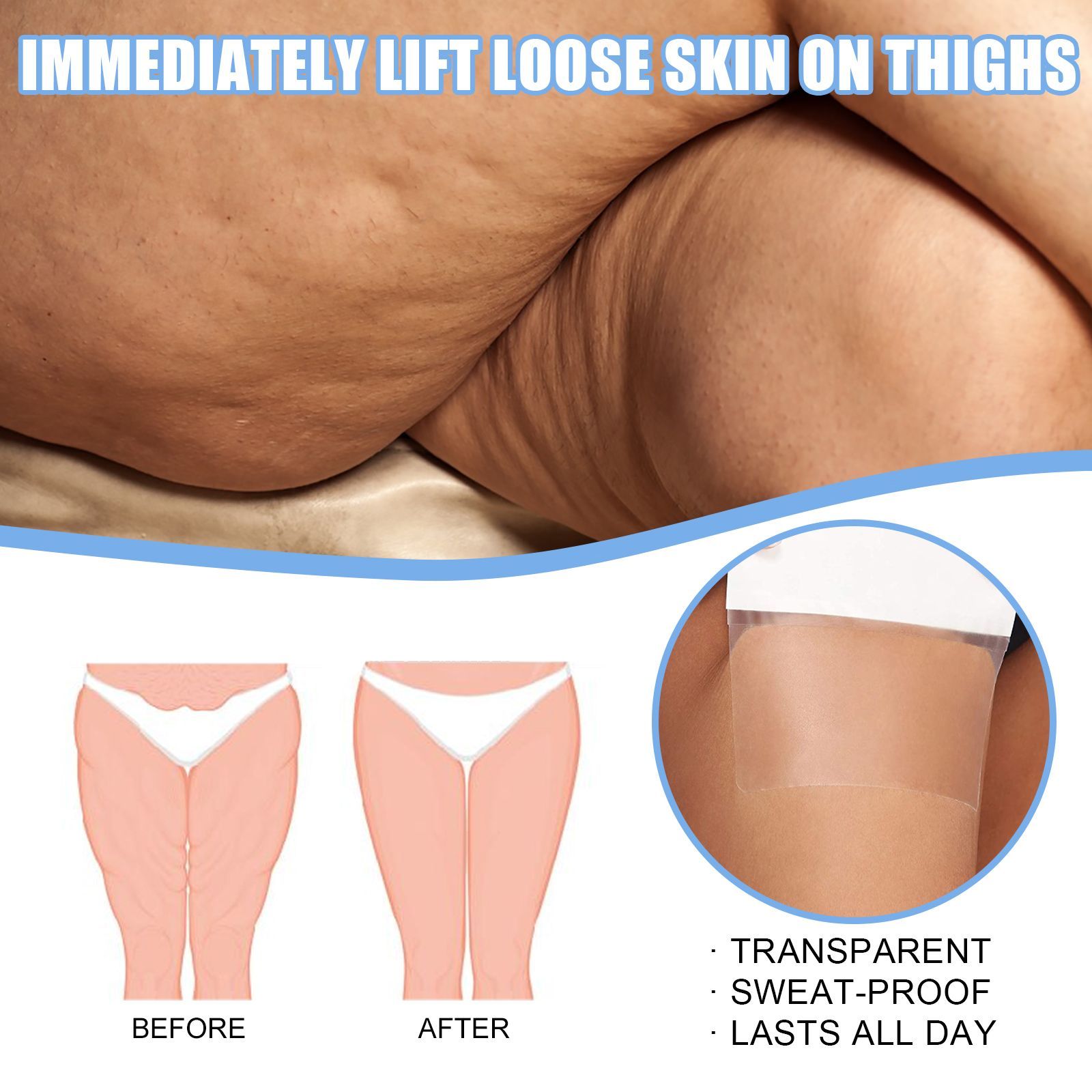 EELHOE Thigh Lifting Tape Lifts Leg Muscles To Shape Beautiful Legs And Provide A Soft And Considerate Feel